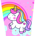 VASO UNICORNIO A IRIS X10