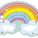 ANTIFAZ UNICORNIO A IRIS X10