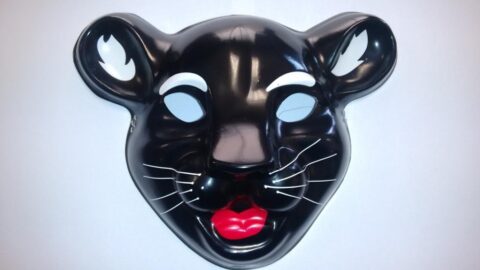 CARETA PANTERA NEGRA X1