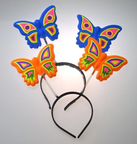 VINCHA RESORTE PRIMAVERA FLUO X6