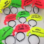 VINCHA FRASE FLUO X6