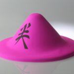 SOMBRERO CHINO FLUO x1