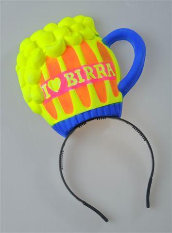 VINCHA BIRRA FLUO X6