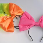 VINCHA MOÑO TELA FLUO X1