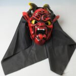 CARETA SATANICA C/TELA X1