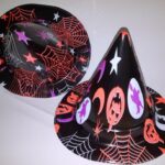 SOMBRERO CONO BRUJA ESTAMPADO GAPE X 1
