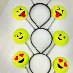 VINCHA RESORTE EMOTICON X6