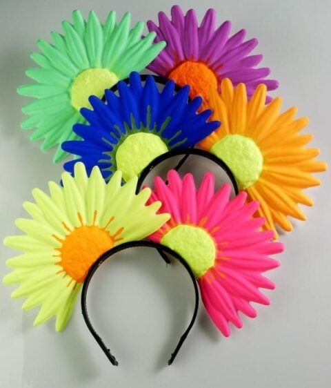 VINCHA FLOR DOBLE GAPE X6