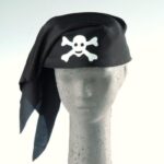 SOMBRERO PIRATA GAPE C/TELA NEGRA X1