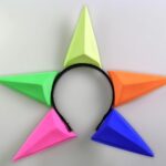 VINCHA ESTRELLA FLUO GAPE X6