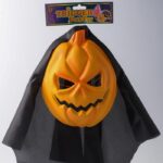 CARETA CALABAZA C/TELA X1