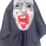 CARETA ZOMBIE REAL C/TELA X1