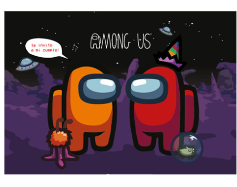 INVITACION AMONG US X10