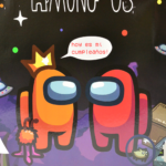 POSTER FELIZ CUMPLE AMONG US X1