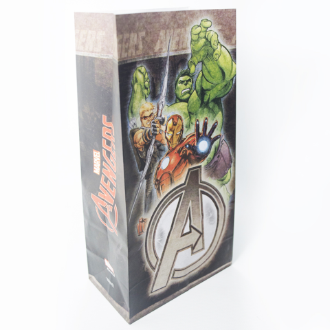 BOLSITA DE PAPEL AVENGERS X10