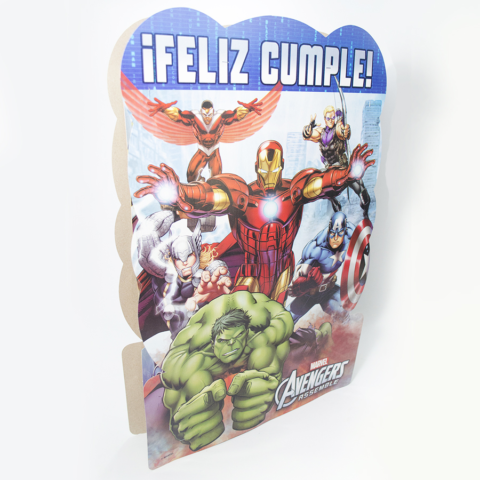 PIÑATA DE CARTON AVENGERS X 1