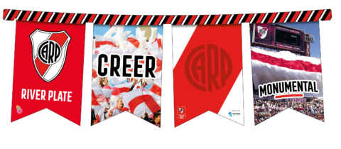 BANDERIN RECTANGULAR F/C RIVER X1