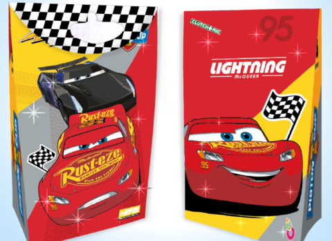 BOLSA PAPEL TIPO ESTUCHE CARS X8