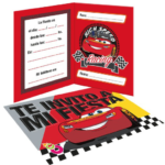 INVITACIONES CARS X10