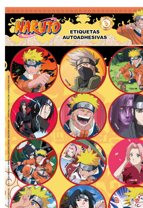STIKERS NARUTO X24