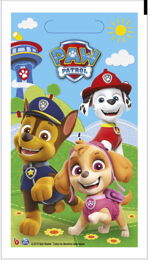 BOLSITAS PAW PATROL X10