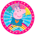 PLATO CARTON PEPPA PIG X10