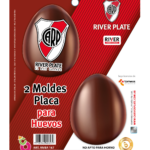 MOLDE PLACA HUEVO PASCUA RIVER X2
