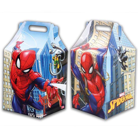 CAJA SOPRESA SPIDERMAN X6