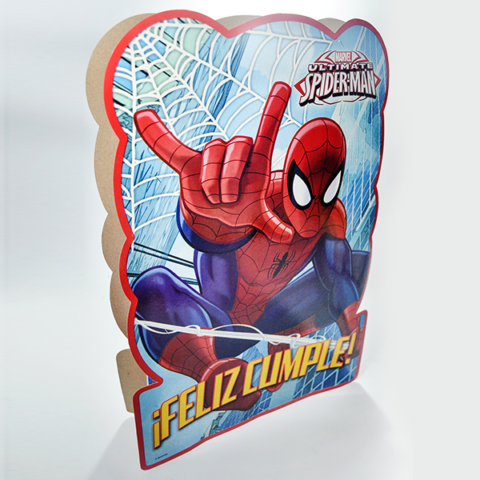 PIÑATA CARTON SPIDERMAN 08 X 1