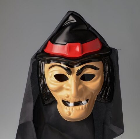 CARETA BRUJA C/TELA X1