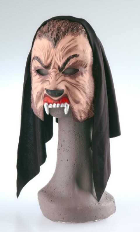 CARETA HOMBRE LOBO C/TELA X1