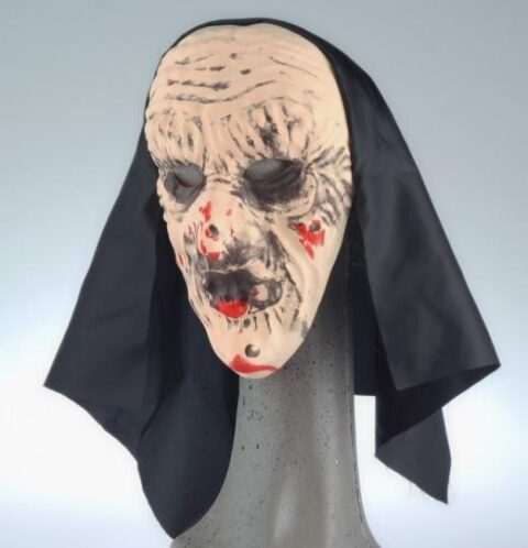 CARETA BRUJA MALA C/TELA X1