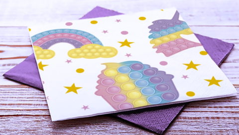 SERVILLETA POP IT X20