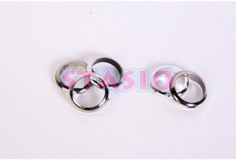 ANILLO ALIANZA PLAST. PLATA X50