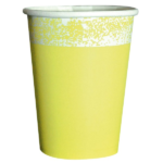 VASO POLIP AMARILLO PASTEL X8