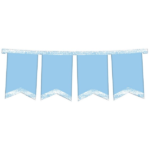 BANDERIN ARMADO CELESTE PASTEL X1