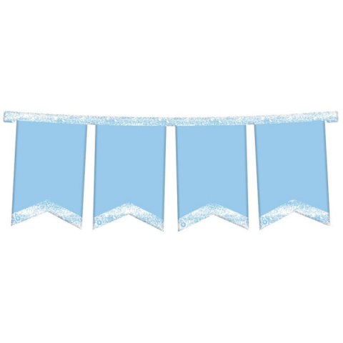 BANDERIN ARMADO CELESTE PASTEL X1