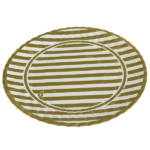 PLATO REDONDO GDE ORO X8