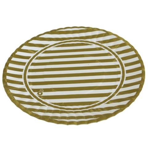 PLATO REDONDO GDE ORO X8