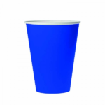 VASO POLIPAPEL AZUL X8