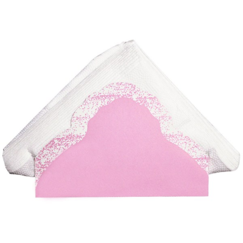 SERVILLETERO ROSA PASTEL X1