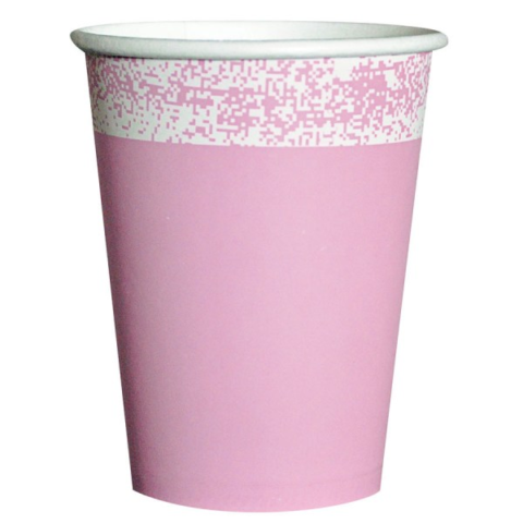 VASO POLIP ROSA PASTEL X8