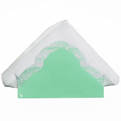 SERVILLETA VERDE PASTEL X1