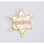 ESTRELLA SHERRIF DORADA X3