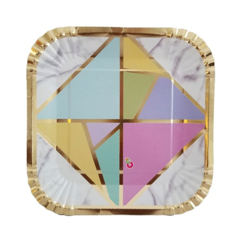 PLATO STAMPING MARMOLADO MULT X8