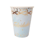 VASO POLIP FELICIDADES CELESTE X8