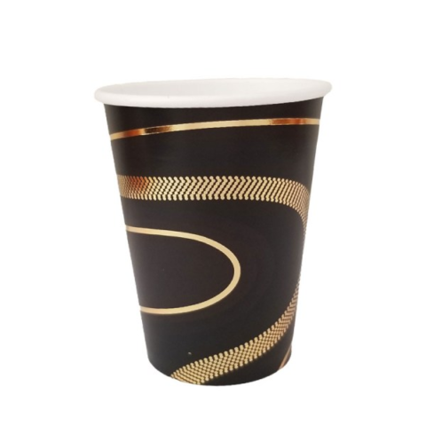 VASO POLIP ONDAS NEGRO X8