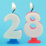 VELA NRO BRILLO CELESTE Nº4 X1