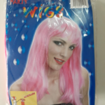 PELUCA LACIA LARGA ROSA MAGIC X1