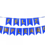 BANDERIN FELIZ CUMPLEAÑOS AZUL NASH X1